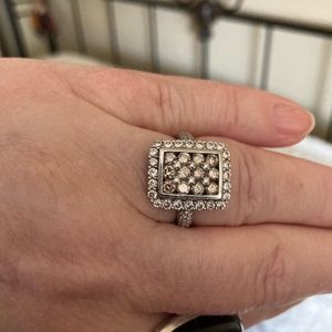 Champagne Diamond Cocktail Ring
